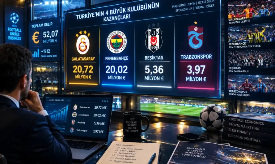 Avrupa Kupalarında Türk Kulüplerinin Kasasına Giren Yeni Rakamlar